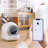 Automatic Self Cleaning Cat Litter Box With App Control Support Wifi Self Cleaning Auto Litter Box With Mat,white