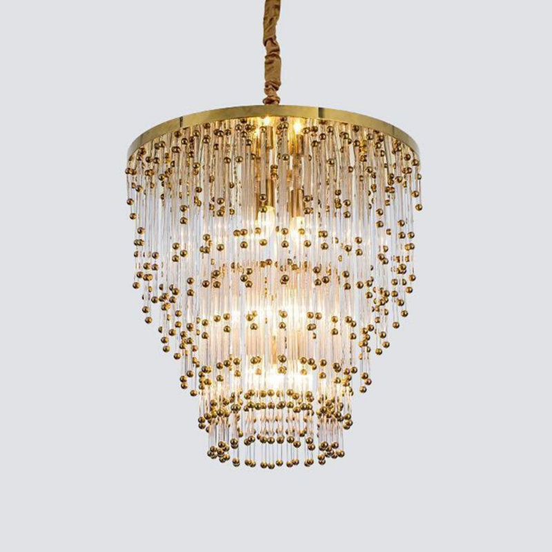 Berkley 8 - Light Chandelier, 45cm H x 35cm W x 35cm D