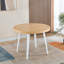 Table de salle à manger et de bureau extensible avec pieds en métal, plateau en panneau de fibres à densité moyenne et finition en chêne, parfaite pour une utilisation polyvalente et peu encombrante.