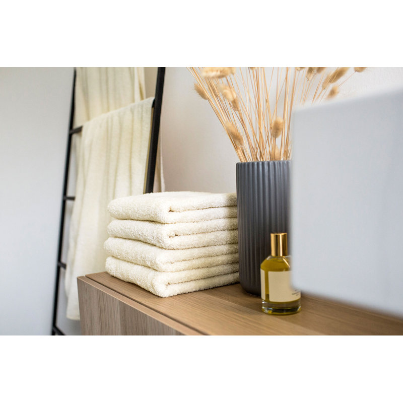 Midweight Hand Towel, Natural Brown