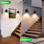 Luminaire mural d'extérieur moderne cylindrique E26 noir mat, lumière de porche imperméable, applique extérieure, pour patio, garage, porte