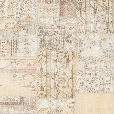 Brun contemporain/Tapis décoratif gris