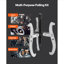 Gear Puller Set, 3 in/4 in/6 in/8 in 3 Jaw Bearing Puller with Reversible Jaws, 2 Jaw/3 Jaw Pulley Puller Tool, 4 PCS Heavy Duty Bearing Puller Tool Kit for Pulley Gear Bearing Flywheel Removal