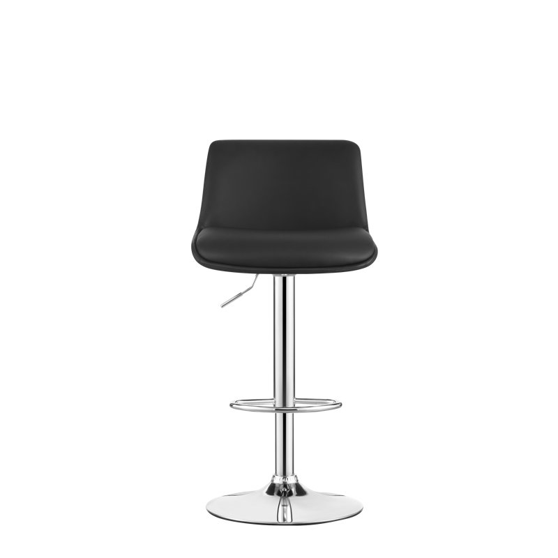 Tabouret pivotant à hauteur réglable Isador, Noir