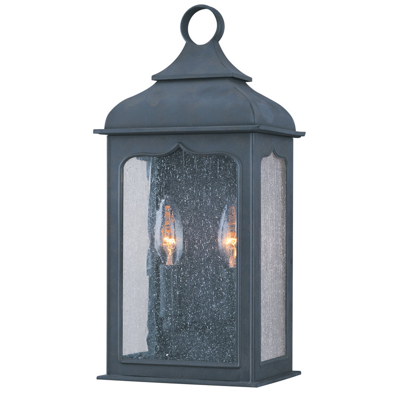 Henry Street 2 Light Wall Sconce, Clear Glass