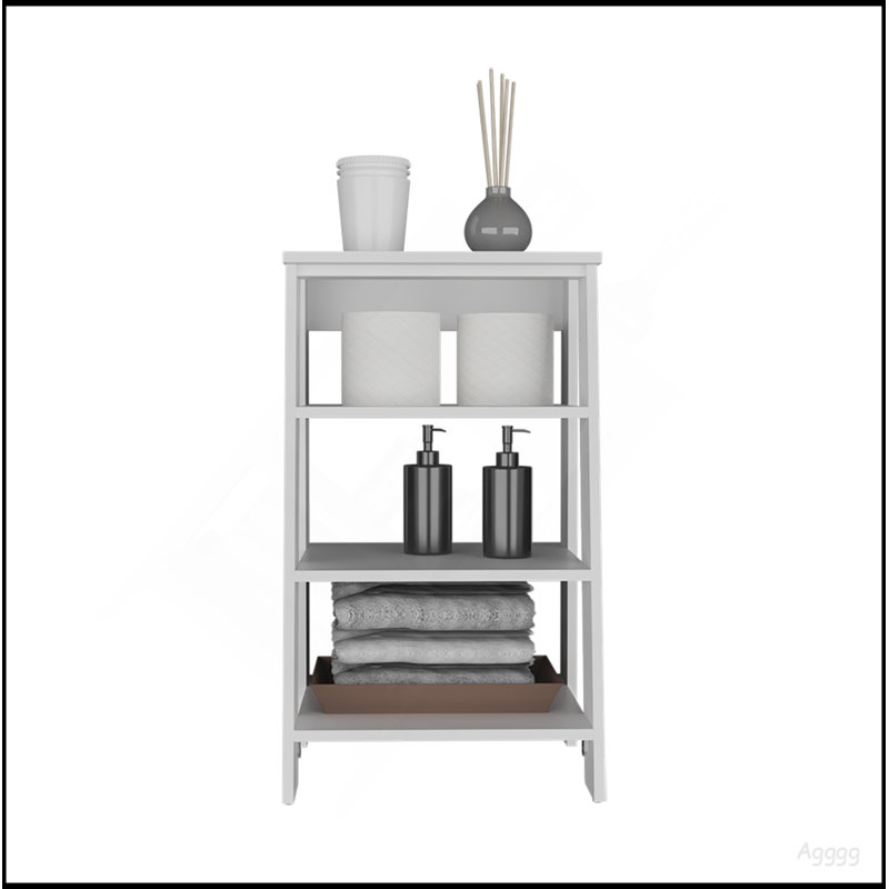 Étagère de salle de bain Artesia, blanc, White