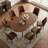 9-Piece Extendable Wood Dining Set-1157174763-1157174772