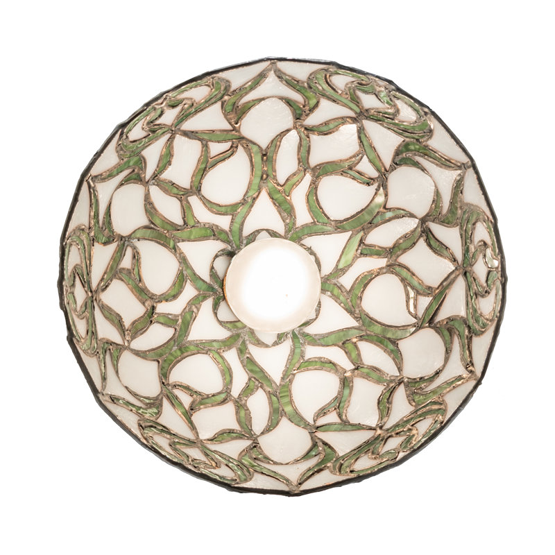 10" Wide Grand Tulip Medallion Mini Pendant