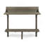 Outdoor Acacia Wood Balcony Bar Table, Gray Finish