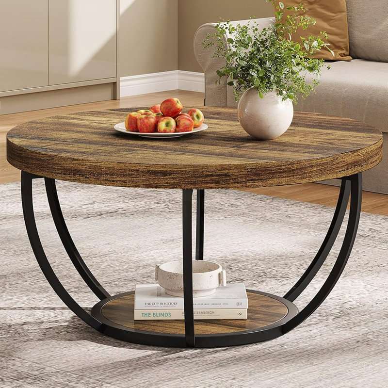 Table basse 31,7 po, Brun