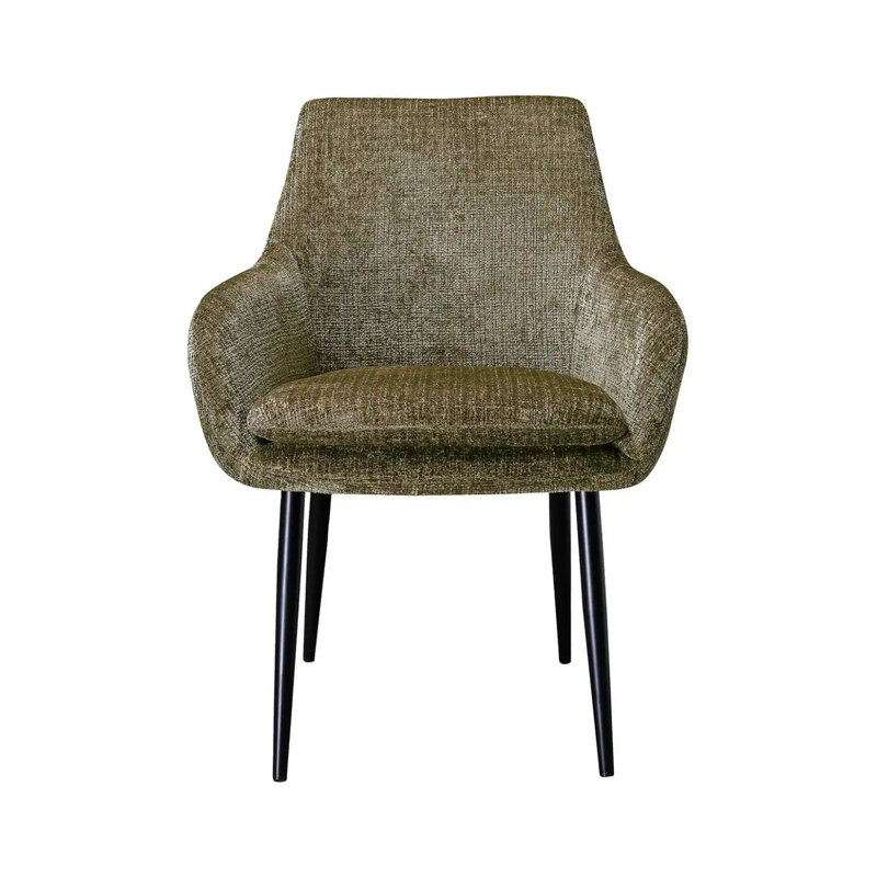 Chaise d'appoint Chrissy, Pierre chenille