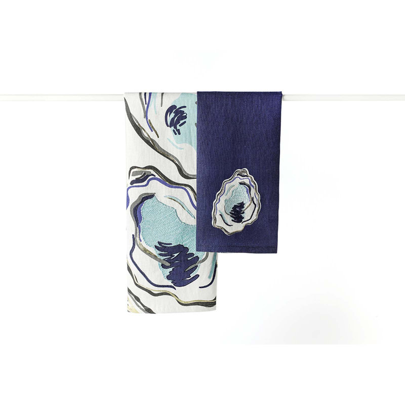 Oyster Towels Set Of 2
