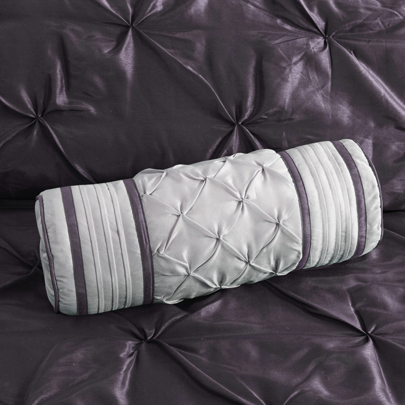 Édredon très grand prune - 7 pièces avec détails de couleur tendance, Prune