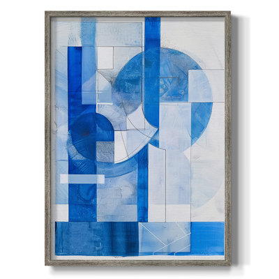 Série ABSTRACT Lxxix, reproduction encadrée - bois massif