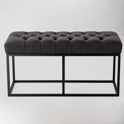 Elhaam Velvet Upholstered Bench