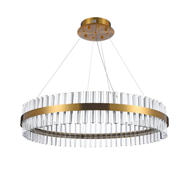1 - Light Crystal LED Chandelier