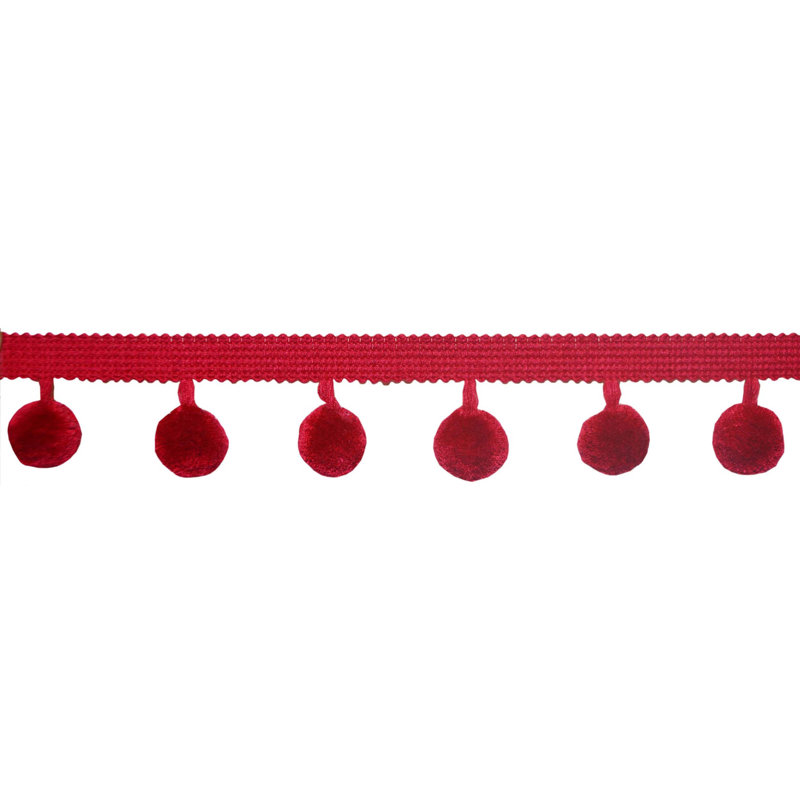 Tissu de garniture de jardin, Rouge