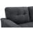 Lucca 84"W Dark Gray Fabric Reversible Sectional Sleeper Sofa Chaise With Storage-1251610500