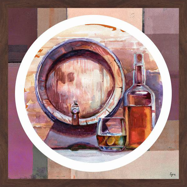 Eyre Tarney - Single Picture Frame Painting, 41cm H x 41cm W x 3.8cm D
