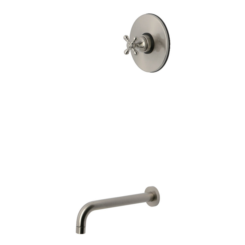 Kingston Brass Metropolitan Single-Handle Pressure Balanced Tub Faucet, Brushed Nickel