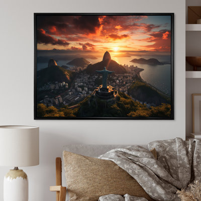 South America Rio City Of Gods sur impression sur toile
