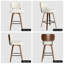 Tabouret pivotant rembourré à hauteur de bar-1822173826