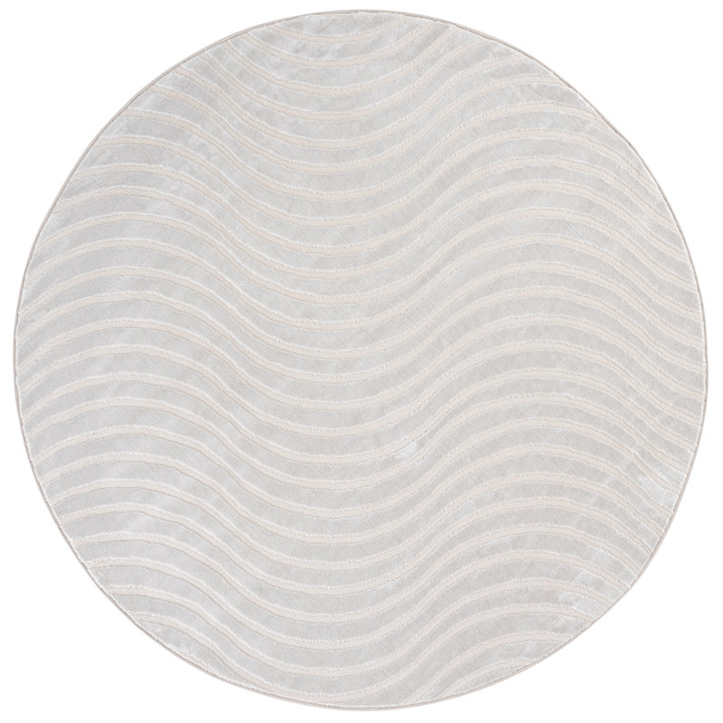 Saylor 134 Performance Abstract Rug, Round 6'3"