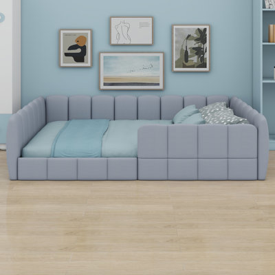 Minimalist Upholstered Floor Bed