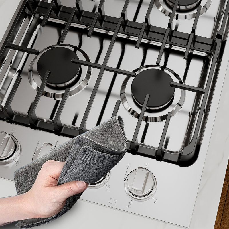 Empava 30" Silver 4 Burner Cooktop