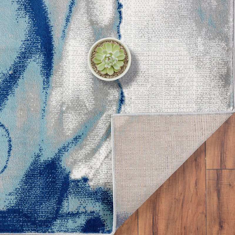 Lunaire Abstract Indoor Rug, Rectangle 7'7" x 10'