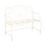Banc de jardin extérieur - blanc
