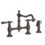 Chesterfield Kitchen Bridge Faucet with Side Spray-66173225-104187786