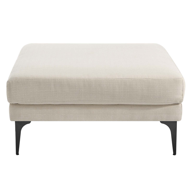 Repose-pieds Evermore par Modway, 100 % polyester beige