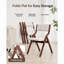 Ensemble de 2 chaises pliantes avec coussin, chaise pliante portative avec coussin, chaise de salle à manger rembourrée moderne pour la cuisine, le bureau, un mariage, une fête ou une salle à manger.