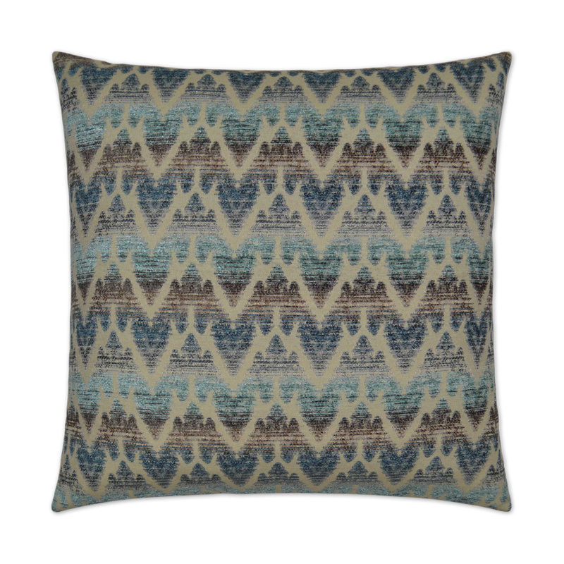 Kearney Pillow Cover & Insert, Blue, Rectangle 14"H x 24"W