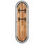  Portemanteau brun et noir en bois d'acacia massif, fer compact-1435903818