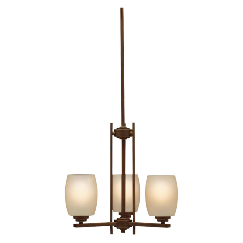 3 - Light Cylinder Chandelier