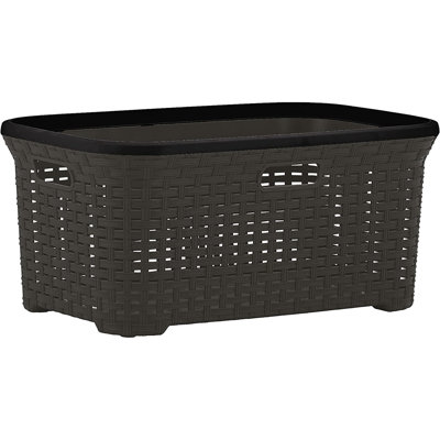 Plastic Laundry Basket with Handles