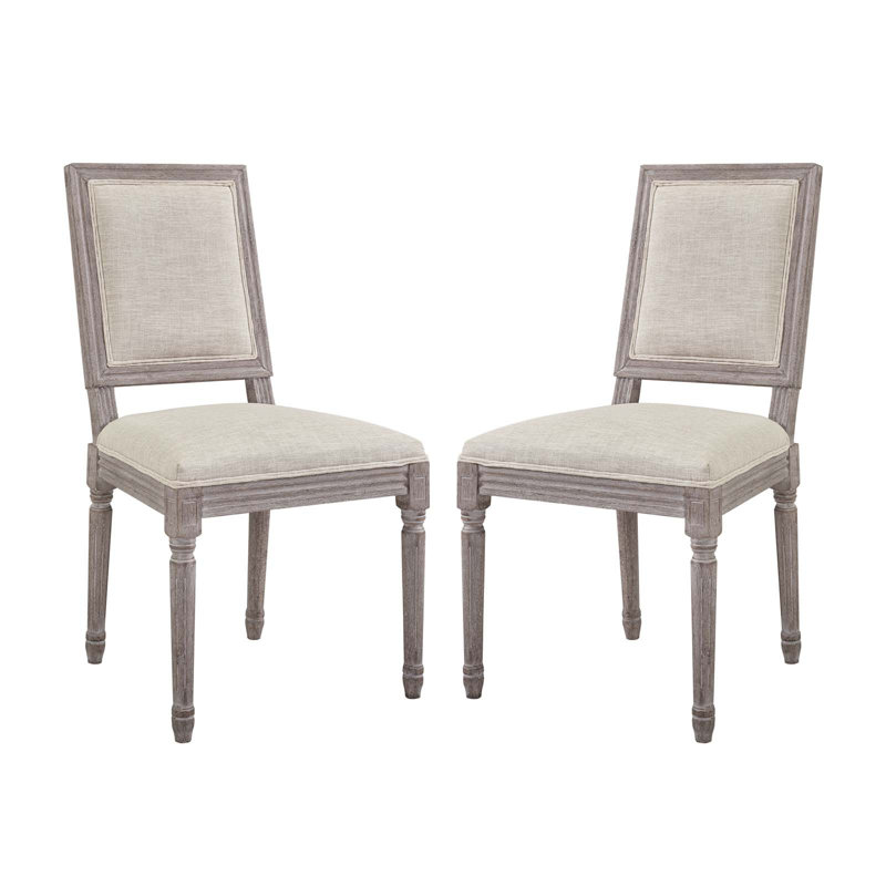 Chaise rembourrée Court par Modway, Mélange de polyester beige, 2