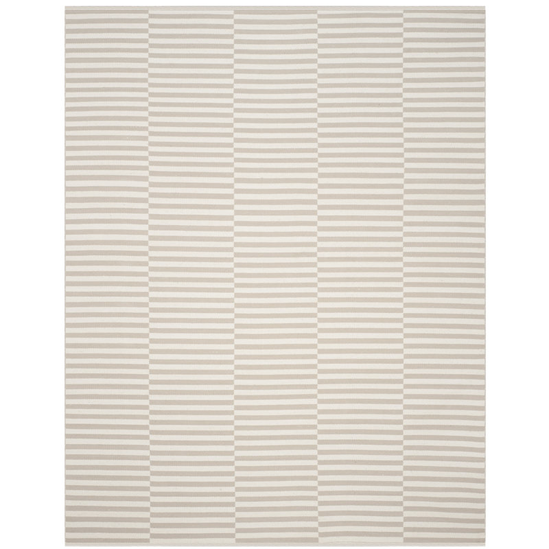 Tapis en coton tissé à la main Ilona, Rectangle 8 pi x 10 pi