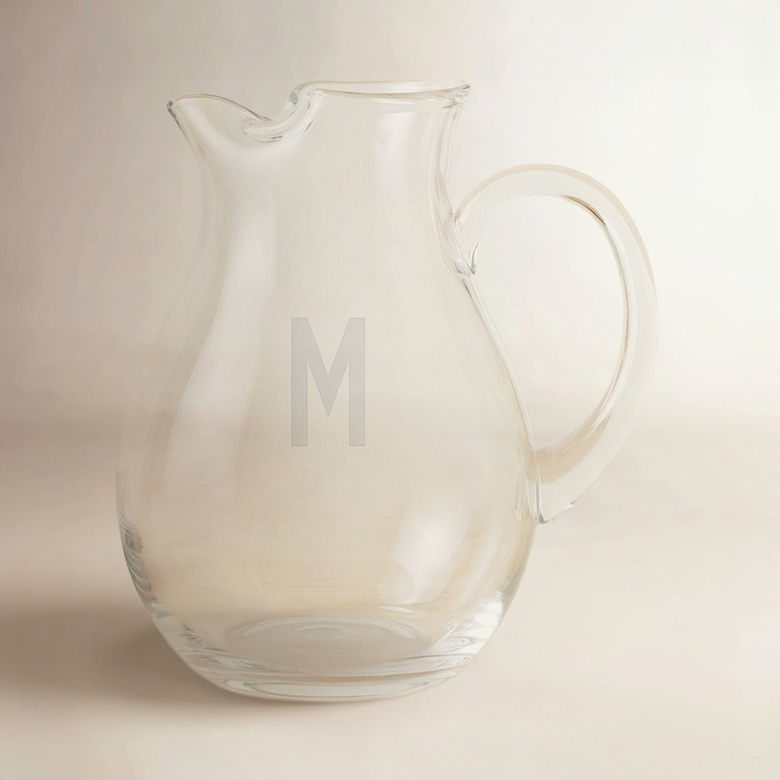 90oz. Glass Pitcher, Yes, Single Block