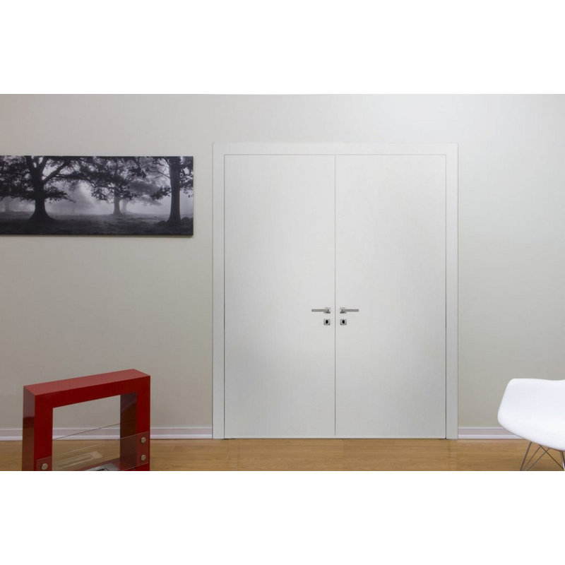 Portes planes en bois massif Planum, 56 po x 96 po