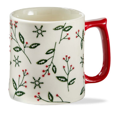 Tis The Season Mug Multicolored Ceramic Everyday 16 Oz