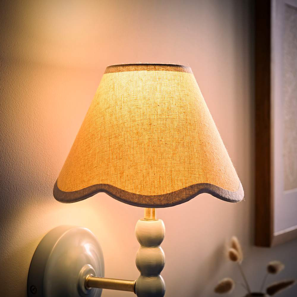13cm H Linen Blend Empire Lamp Shade ( Slip-On )