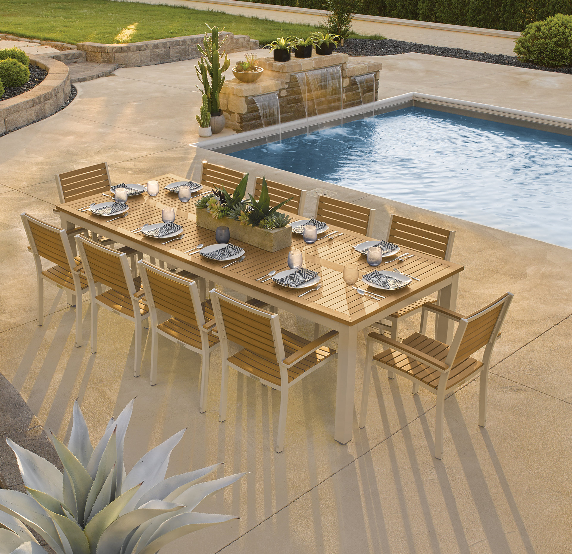 10 person dining online table outdoor