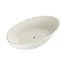 Baignoire de trempage autoportante 67 po x 30 po avec drain central, ensemble de drain et trop-plein Condris Aurora Stone Surface