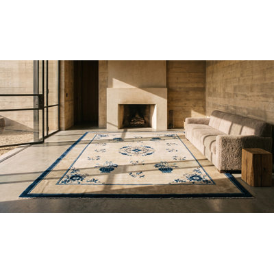 Tapis chinois antique des années 1890