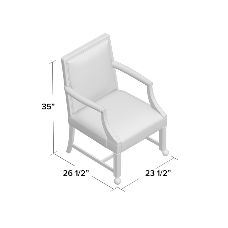 Fauteuil rembourré Warwick, 3162 Paille, Tabac