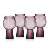 Mikasa Phoebe Optic Goblet Beer Glasses, Set Of 4, 19 Ounce