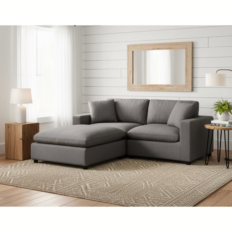 Cassandra Modular 3-Piece Chofa - Charcoal